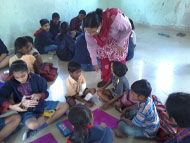 Community project with Asha Kiran Community project with Asha Kiran
