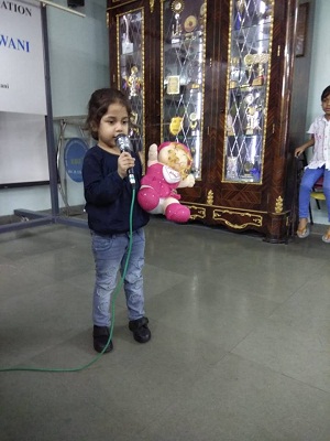 Jr.KG Show & tell activity