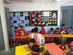 Children in red