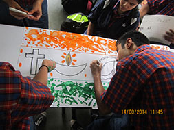 Freedom through colours - drawing competition